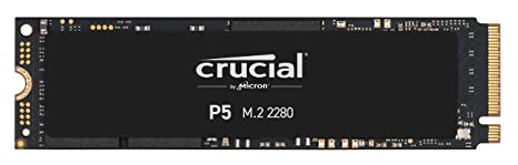 Crucial P5 250GB 3D NAND NVMe Internal SSD, up to 3400MB/s - CT250P5SSD8