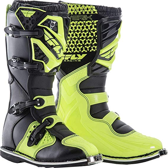 Fly Racing Unisex-Adult Maverick Mix Boots (Hi-Vis, Size 10)