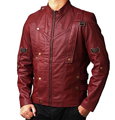 Chris Red Galaxy Stylish Leather Jacket ► BEST SELLER ◄