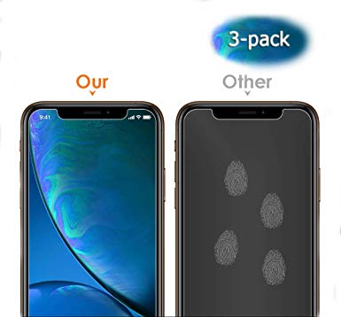 Screen Protector Compatible for iPhone X/Xs（3-Pack）,9H Tempered Glass,Case Friendly,Full Coverage,Anti-Shatter,Bubble Free