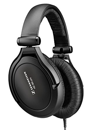 Sennheiser HD 380 Pro Collapsible High End Over-Ear Headset for Professional Monitoring Use (Black)