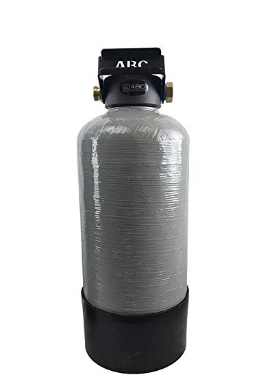 ABCwaters Built Portable Water Softener with Handle 12,8000 Grain Capacity, Perfect for Your Mobile Home, Park Model, Tiny Home, Pressure Washing, Car Washing, RV, Boat or Yacht