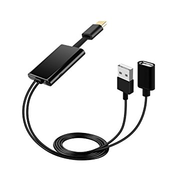 TAIR 1080P Wired HDMI TV Dongle, Display Adapter to TV, for iOS and Android System, for Entertainment & Teaching & Meeting