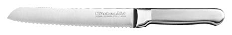 KitchenAid KKFSS8BRST Classic Forged Series Brushed Serrated Bread Knife, Stainless Steel, 8"