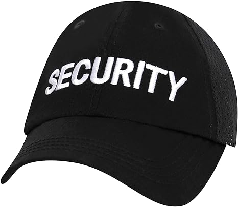 Rothco 19557 Security Mesh Back Tactical Cap - Black