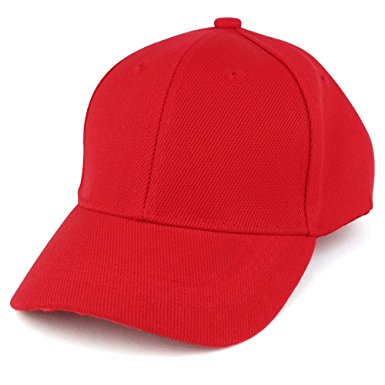 Trendy Apparel Shop Plain Infants Size Structured Adjustable Baseball Cap