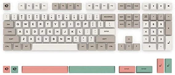 EPOMAKER AKKO-9009 116 Keys Retro OEM Profile Thermal Sublimation PBT Keycaps Set for Mechanical Keyboard (AKKO 9009-116)