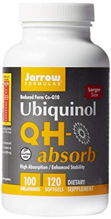 Jarrow Formulas Ubiquinol QH-Absorb, 100 Milligram, 240 Count Pack