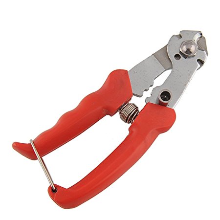 TOOGOO(R) Bicycle Mountain Bike Inner Outer Brake Gear Shifter Wire Cable Spoke Housing Cutter Cutting Plier Clamp Repair Tool