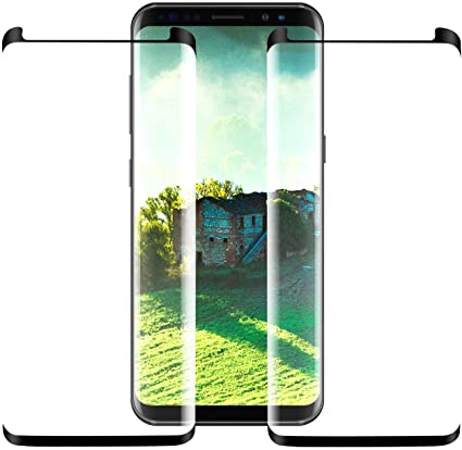 2PACK Compatible S9 Screen Protector, 9H Hardness 99.99% HD Anti-Scratch Anti-Bubble Tempered Glass Compatible Galaxy S9 Screen Protector