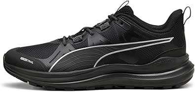 Puma Mens Reflect Lite Trail Running Sneakers Shoes - Black