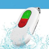ATian Waterproof Mini Person GPS Tracker with Google Map Tracking Pet Dog System LK106 white color