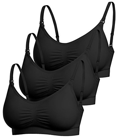 La Reve Wireless Nursing Bra | Full Coverage Seamless Bra for Breastfeeding