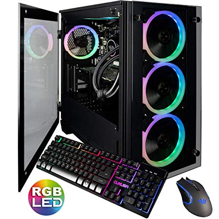 CUK Stratos Micro Gaming PC (Liquid Cooled 5GHz 8 Core Intel Core i9-9900KS, NVIDIA GeForce RTX 2080 Ti, 64GB RAM, 2TB NVMe SSD   2TB, 750W Gold PSU, Windows 10) Best Tower Desktop Computer for Gamers