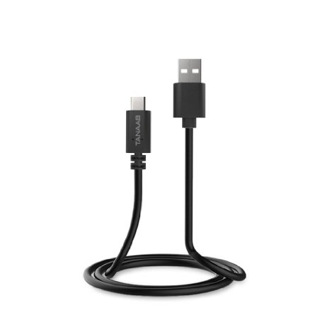 TANAAB USB Type C Cable USB20 33Ft1m USB-C to USB-A Male Cable-Black