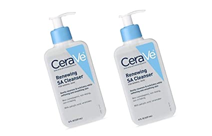 Cleanser, Salicylic Acid Face Wash with Hyaluronic Acid, Niacinamide & Ceramides, BHA Exfoliant for Face, 2 Box of 8 Ounce