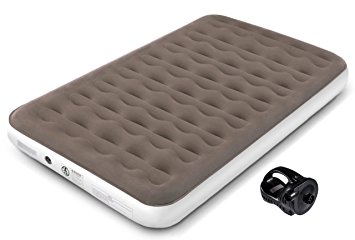 Etekcity Camping Air Mattress Inflatable Single High Airbed Blow up Bed Tent Mattress with Rechargeable Air Pump, Height 9"