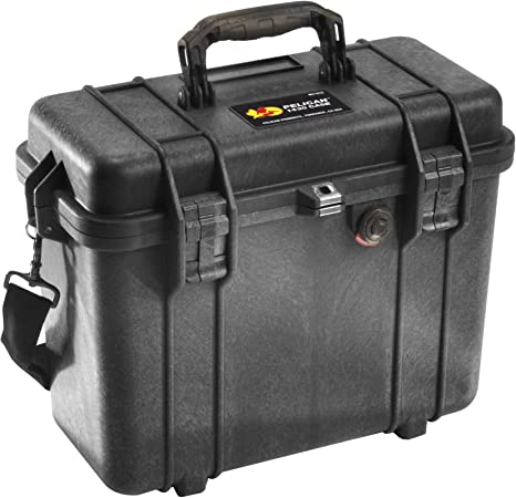 Pelican Top Load Case with Office Divider Set and Lid Organizer 1430-005-110