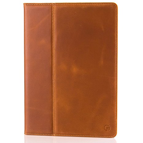 iPad Pro (10.5 inch display) Case / Cover by Casemade Luxury Real Italian Leather for the Apple iPad Pro (Tan)
