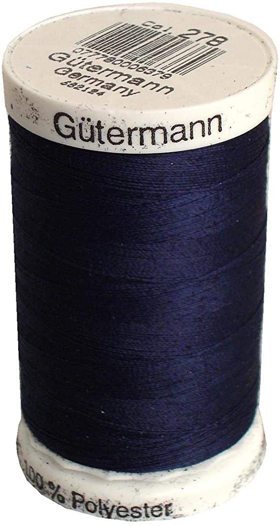 Gutermann Sew-All Thread 500 M (547 Yds) #278 Midnight