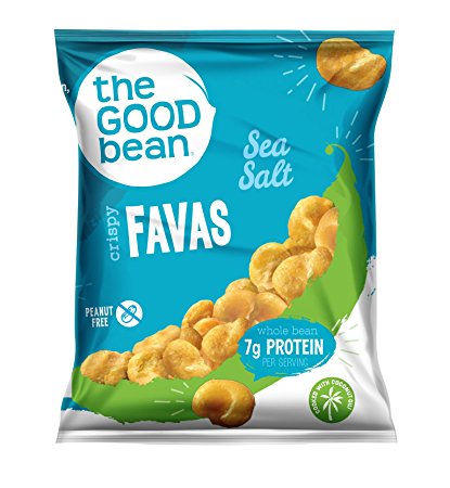 The Good Bean Gluten-Free Crispy Favas, Sea Salt, 50 Count
