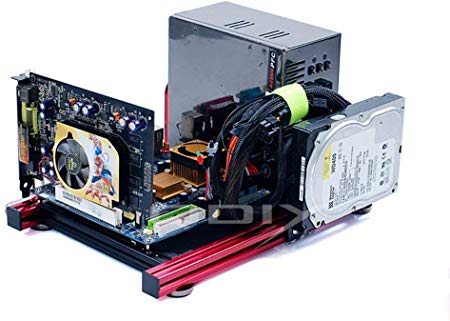 ATX Motherboard Test Bench Open Air Frame Computer Case Aluminum Bracket DIY Bare Frame Support Graphics Card