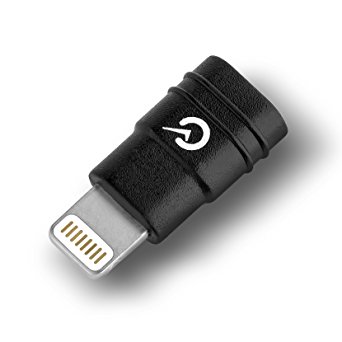 Volts Micro USB to Lightning Adapter [Apple Certified] Black