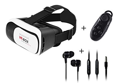 MAGIOVE 3D VR Headsets Virtual Reality   Headphone   Gamepad Remote Controller
