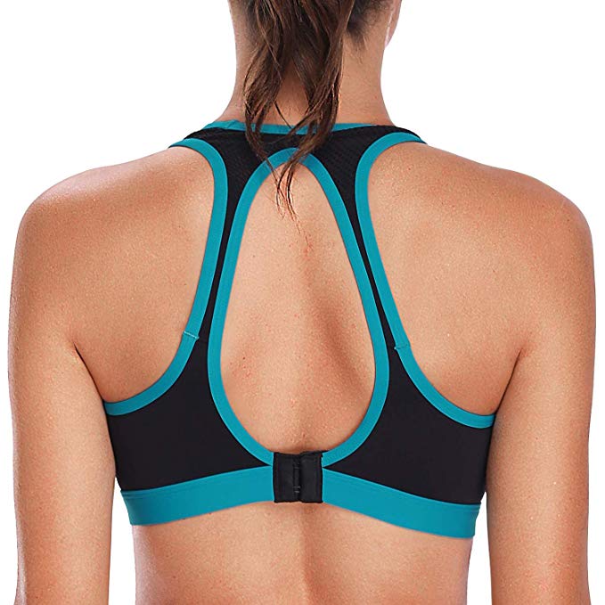 V FOR CITY Workout Sports Bras for Women Strappy Criscross Sports Bra Yoga Running Fitness Athletic Activewear Tops