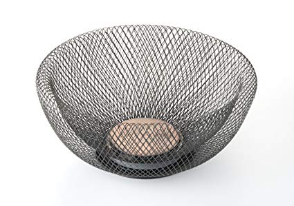 NIFTY 7531ORB Double Wall Mesh Decorative Fruit Bowl, 5 quart/12, Oil Rubbed Bronze