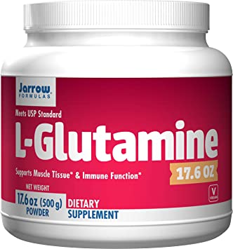 Jarrow Formulas L-Glutamine, Supports Muscle Tissue & Immune Function, 17.6 Oz