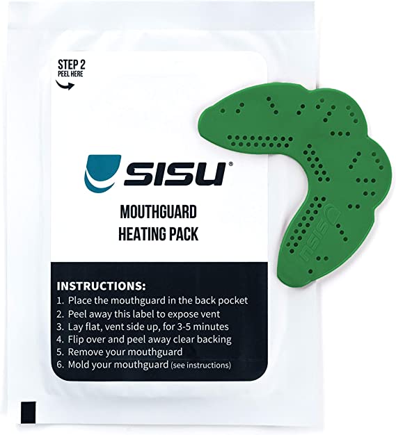 SISU Mouth Guards Aero 1.6mm Custom Fit Sports Mouthguard and Molding Heat Pack for Youth/Adults