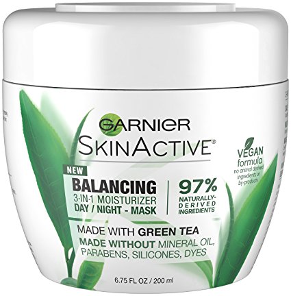 Garnier SkinActive 3-in-1 Face Moisturizer with Green Tea, Oily Skin,  6.75 fl. oz.