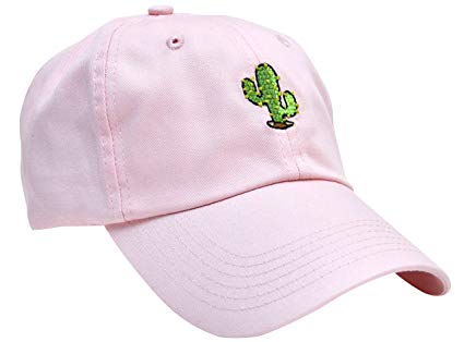 CACTUS Cotton Embroidery Adjustable Baseball Cap Baseball Hat Dad Hat from Skyed Apparel (Multiple Colors)