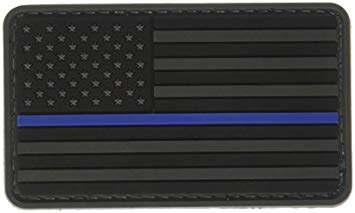5ive Star Gear US Flag Morale Patch with Blue Stripe