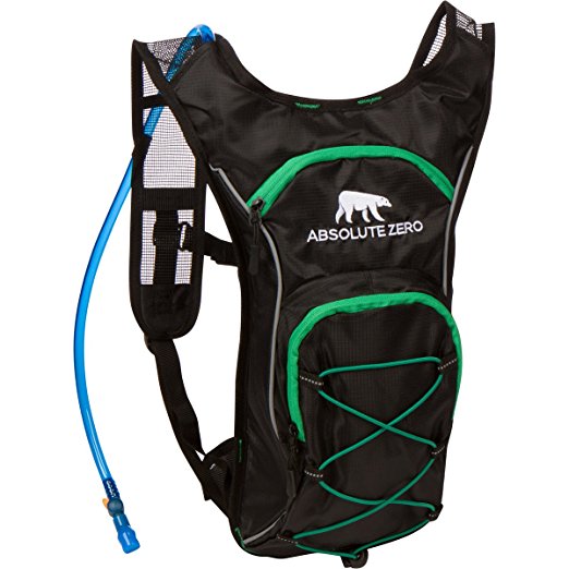Ultimate Neon Grizzly Hydration Backpack By Absolute Zero –Heavy-Duty 2L Water Camel PackWith Extra Storage Space, Lightweight & Comfortable Hydration Bladder For Runners, Hikers, Cyclists & More
