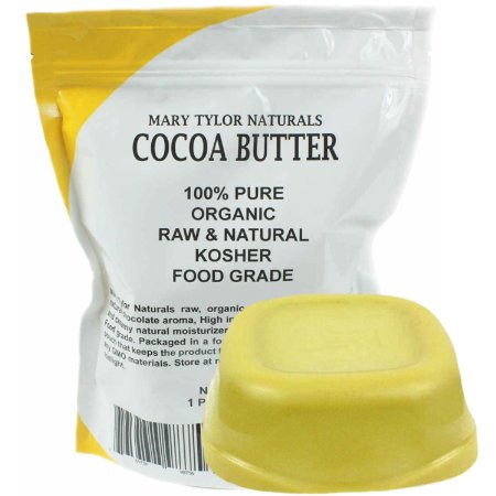 Mary Tylor Naturals Organic Cocoa Butter for Skin, 16 oz