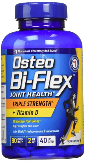 Osteo Bi-Flex with 5-Loxin Advanced Joint Care Triple Strength 80 Coated Caplets
