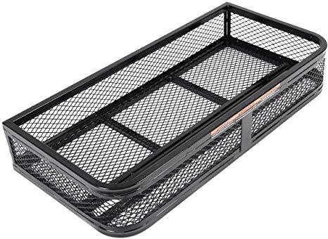 Goplus Universal ATV Front Cargo Basket Rack Luggage Carrier Steel Mesh Surface