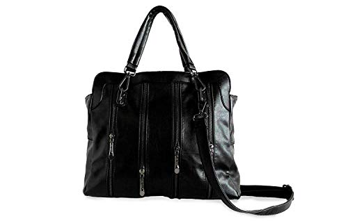 Shoulder Bag Black for Women with Adjustable Strap for Everyday