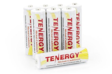 Combo 8 Tenergy AA NiCd 12V Rechargeable Batteries for Garden Landscaping Solar Lights