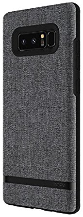 Incipio Carnaby Samsung Galaxy Note 8 Case [Esquire Series] with Co-Molded Design and Ultra-Soft Cotton Finish for Samsung Galaxy Note 8 - Gray