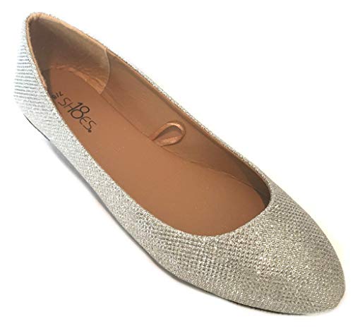 Shoes 18 Womens Ballerina Ballet Flat Shoes Solids & Leopards…