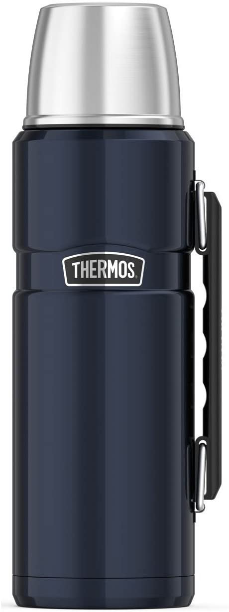 Thermos Stainless King 40 Ounce, Midnight Blue 40OZ Beverage Bottle, 3.7" x 4.4" x 12.1"