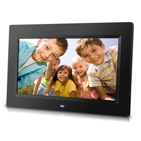 Sungale PF1025 10-Inch Digital Photo Frame with Hi-resolution, various transitional effects, slideshow, & interval time adjustment. Simply plug in a SD card or Flash Drive to access & display photos