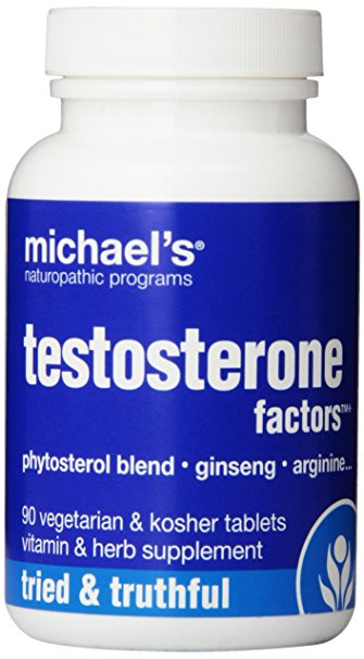 Michael's Naturopathic Programs Testosterone Factors Nutritional Supplements, 90 Count