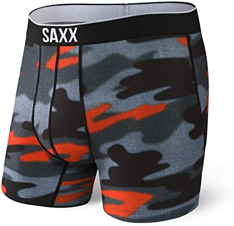 Saxx Underwear Men's Boxer Briefs – Volt Men’s Underwear – Boxer Briefs with Built-in Ballpark Pouch Support, Core