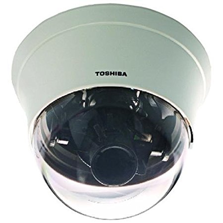 Toshiba IK-DF02A Analog Dome Camera, 520 TV Lines, 2.8-10mm Lens, 24V AC and 12V DC,