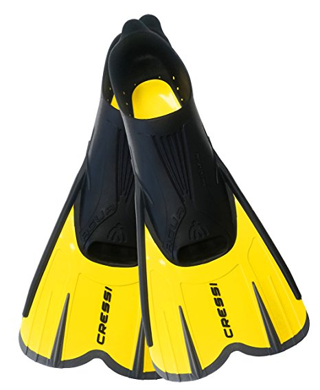 Cressi AGUA SHORT, Adult Short Fins for Swimming & Snorkeling - Made in Italy - Cressi: Italian Quality Since 1946