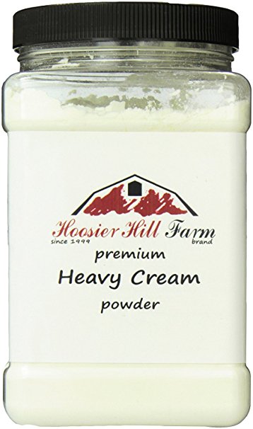 Heavy Cream Powder Jar, Hoosier Hill Farm (2 lbs) Gluten Free and Hormone Free.